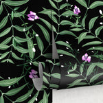Wallpaper Peel and Stick Wallpaper Removable Wallpaper Home Decor Wall Art Wall Decor Room Decor / Flower and Leaves Wallpaper - X037