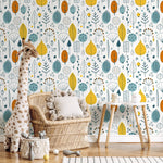 Removable Wallpaper Peel and Stick Wallpaper Wall Paper Wall Mural - Leaf Wallpaper Tropical Wallpaper - A398