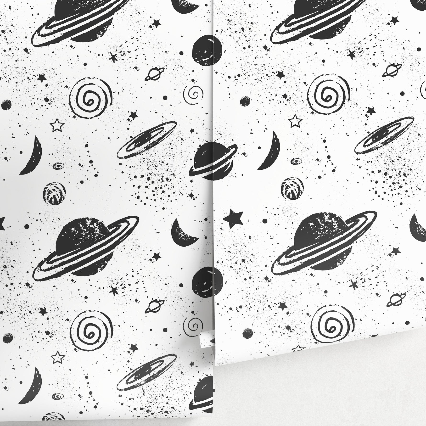 Removable Wallpaper Peel and Stick Wallpaper Wall Paper Wall Mural - Space Wallpaper Nursery Wallpaper - A441