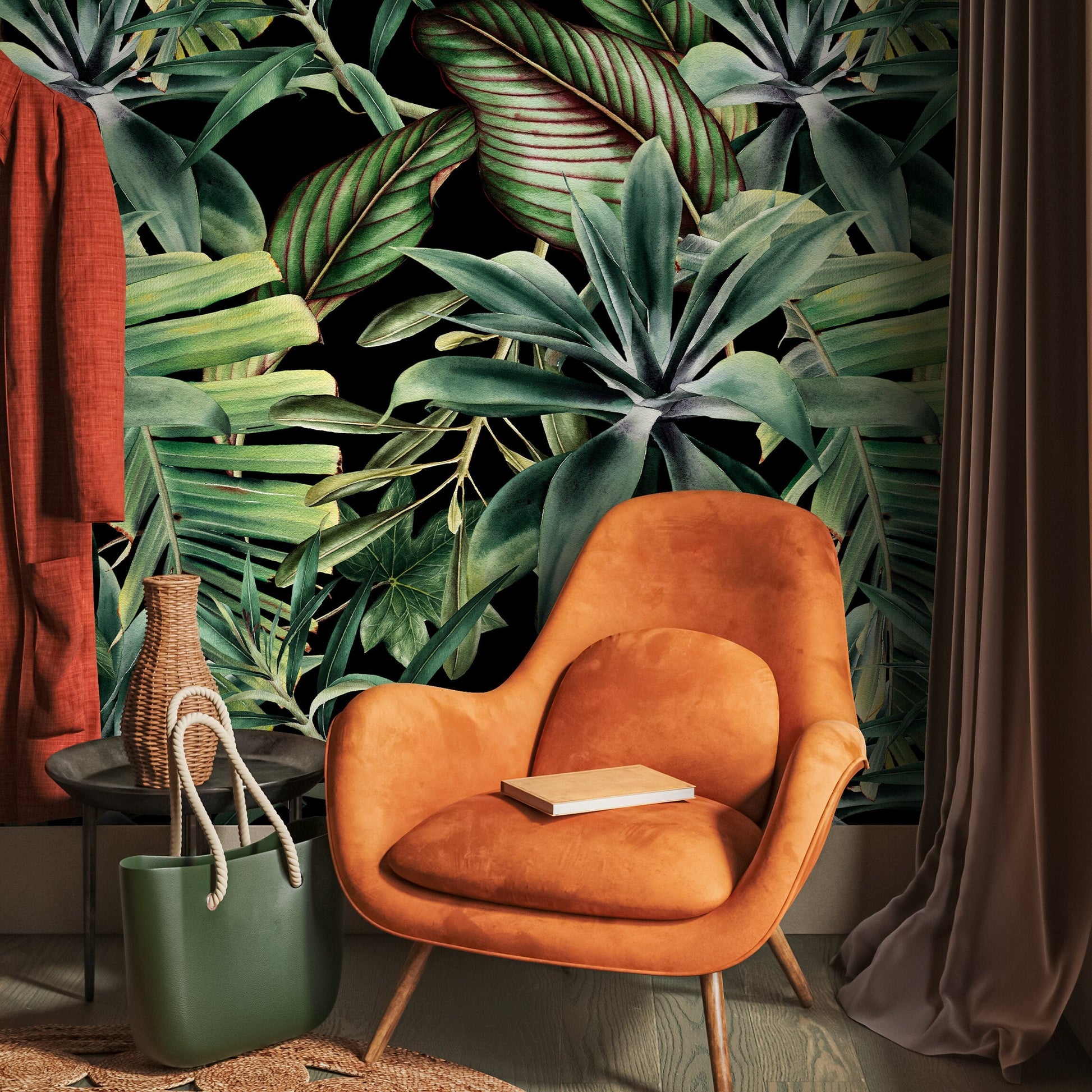 Removable Wallpaper Peel and Stick Wallpaper Wall Paper Wall Mural - Tropical Wallpaper - A528