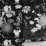 Dark Floral Wallpaper Vintage Wallpaper Peel and Stick and Traditional Wallpaper - A915