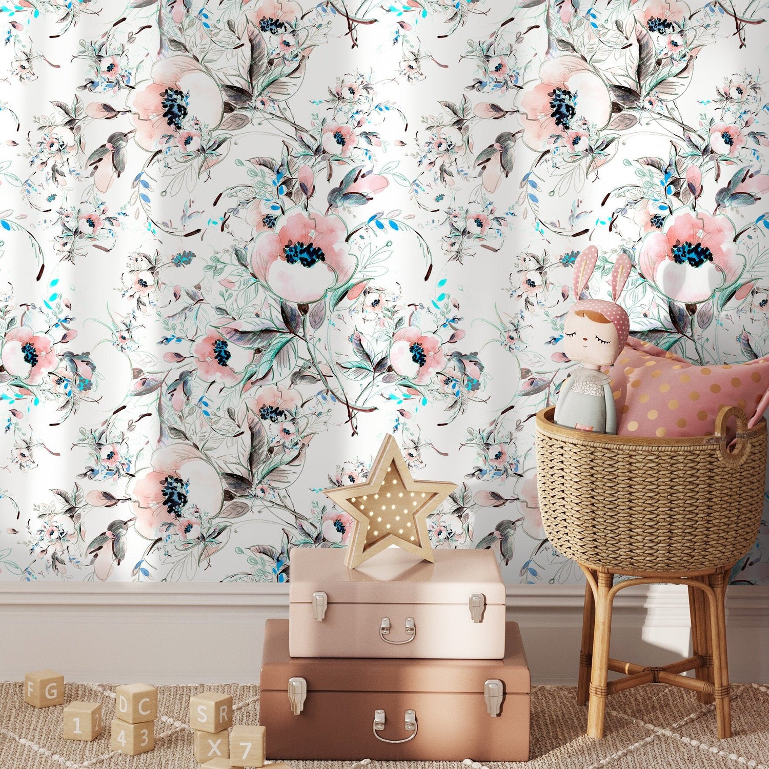Removable Wallpaper Wall Mural Minimalistic Removable Wallpaper Simple Geometric Removable Peel and Stick Wallpaper Self Adhesive - A015