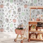 Removable Wallpaper Peel and Stick Wallpaper Wall Paper Wall Mural - Tropical Wallpaper Fruits - A367
