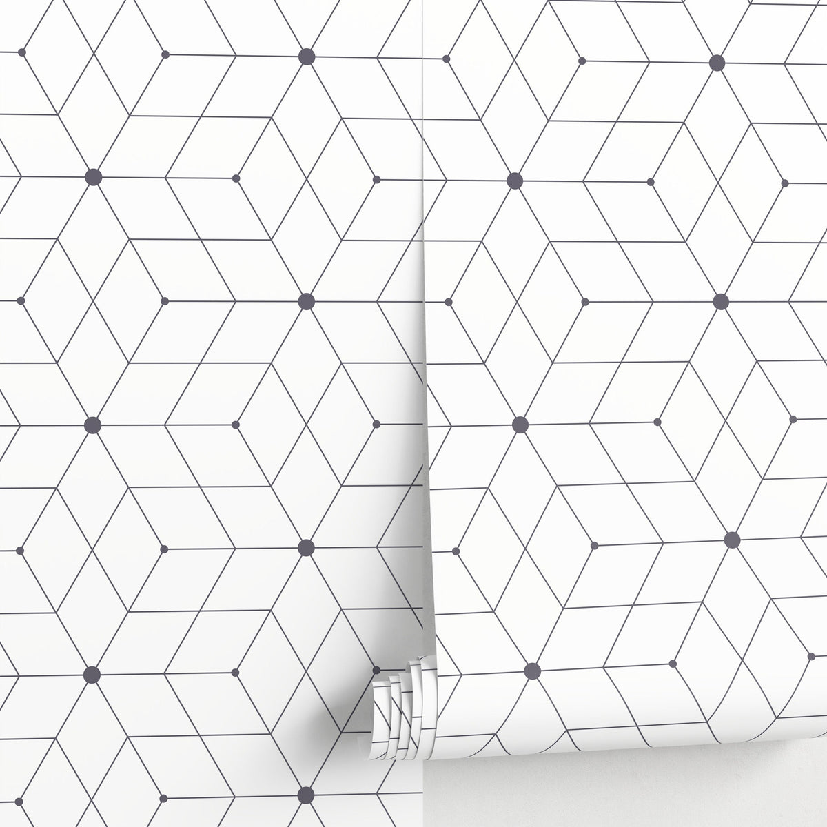 Wallpaper Peel and Stick Wallpaper Removable Wallpaper Home Decor Wall Art Wall Decor Room Decor / Minimalist Geometric Wallpaper - A022