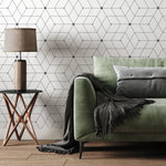Wallpaper Peel and Stick Wallpaper Removable Wallpaper Home Decor Wall Art Wall Decor Room Decor / Minimalist Geometric Wallpaper - A022