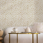 Wallpaper Peel and Stick Wallpaper Removable Wallpaper Home Decor Wall Art Wall Decor Room Decor / Boho Dots Non-Metalic Wallpaper - A343