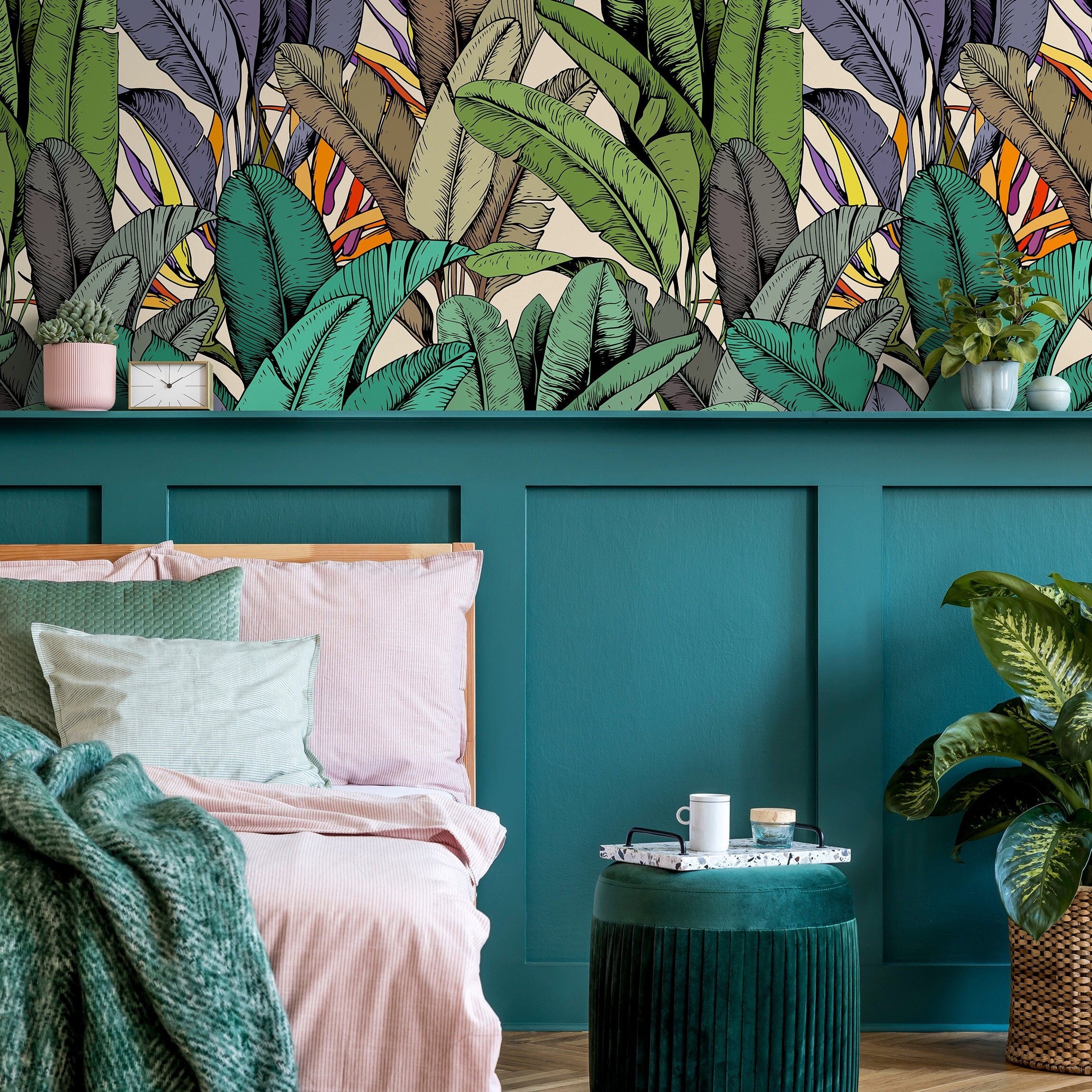 Generic Home Backgrounds Premium Tropical Wallpaper - Removable Home Decor | A765 – ONDECOR.COM