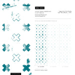 Wallpaper Peel and Stick Wallpaper Removable Wallpaper Home Decor Wall Art Wall Decor Room Decor / Cross Pattern Wallpaper - A852