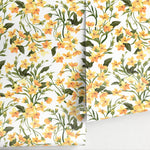 Wallpaper Peel and Stick Wallpaper Removable Wallpaper Home Decor Wall Art Wall Decor Room Decor / Cute Yellow Flowers Wallpaper - A121