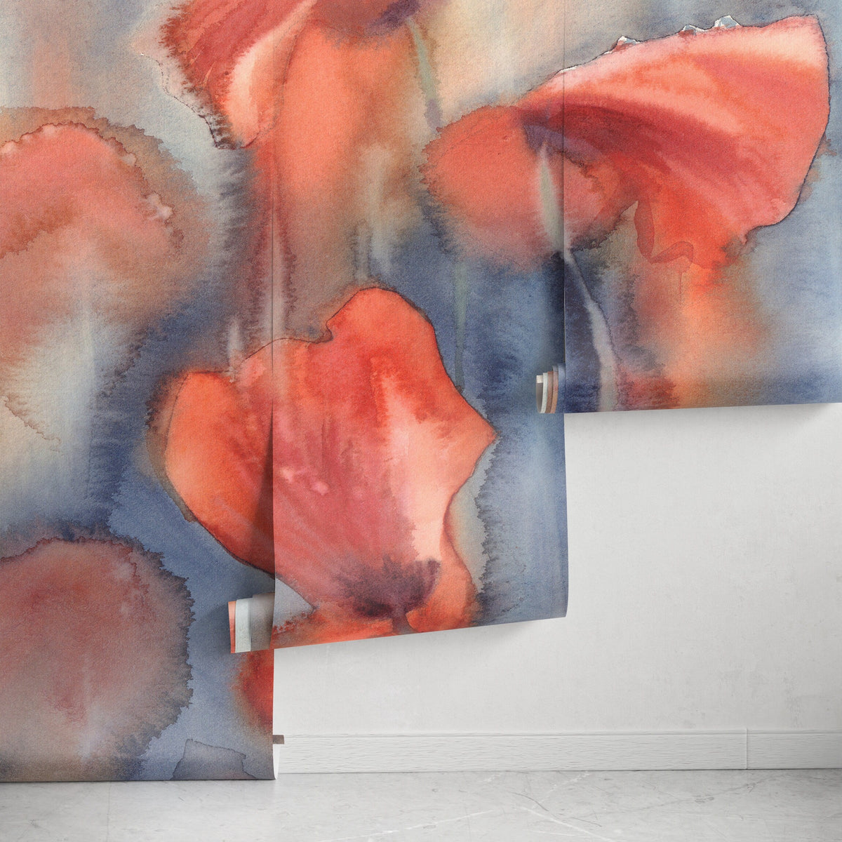 Wallpaper Removable Wallpaper Peel and Stick Wallpaper Wall Decor Home Decor Wall Art Room Decor / Abstract Watercolor Paint Wallpaper -A131