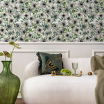 Wallpaper Peel and Stick Wallpaper Removable Wallpaper Home Decor Wall Art Wall Decor Room Decor / Vintage Floral Wallpaper - A907