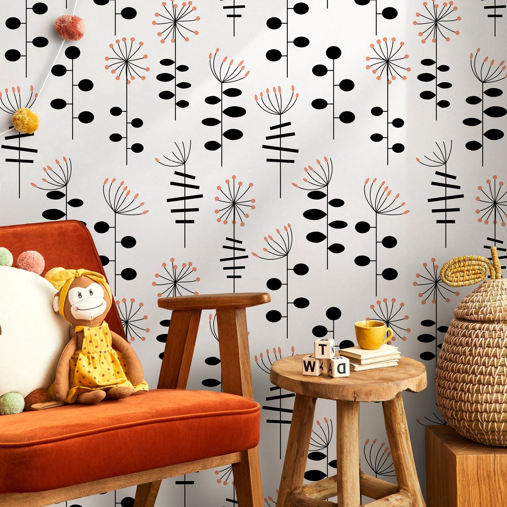 Peel and Stick Wallpaper Removable Wallpaper Wall Decor Home Decor Wall Art Printable Wall Art Room Decor Wall Prints Wall Hanging - A882