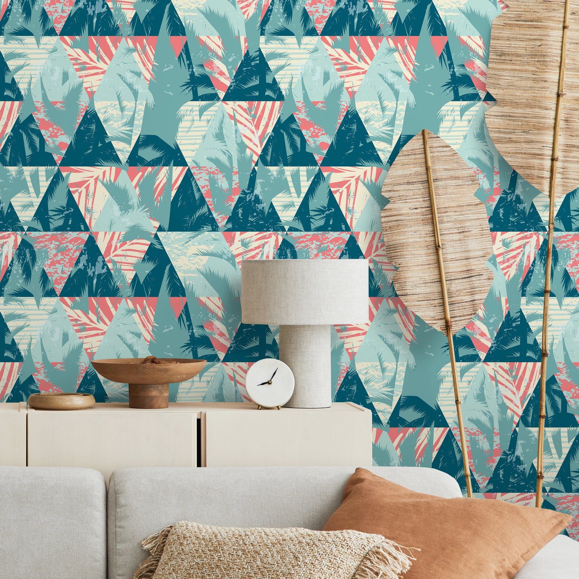 Wallpaper Peel and Stick Wallpaper Removable Wallpaper Home Decor Wall Art Wall Decor Room Decor / Tropical Abstract Wallpaper - A970