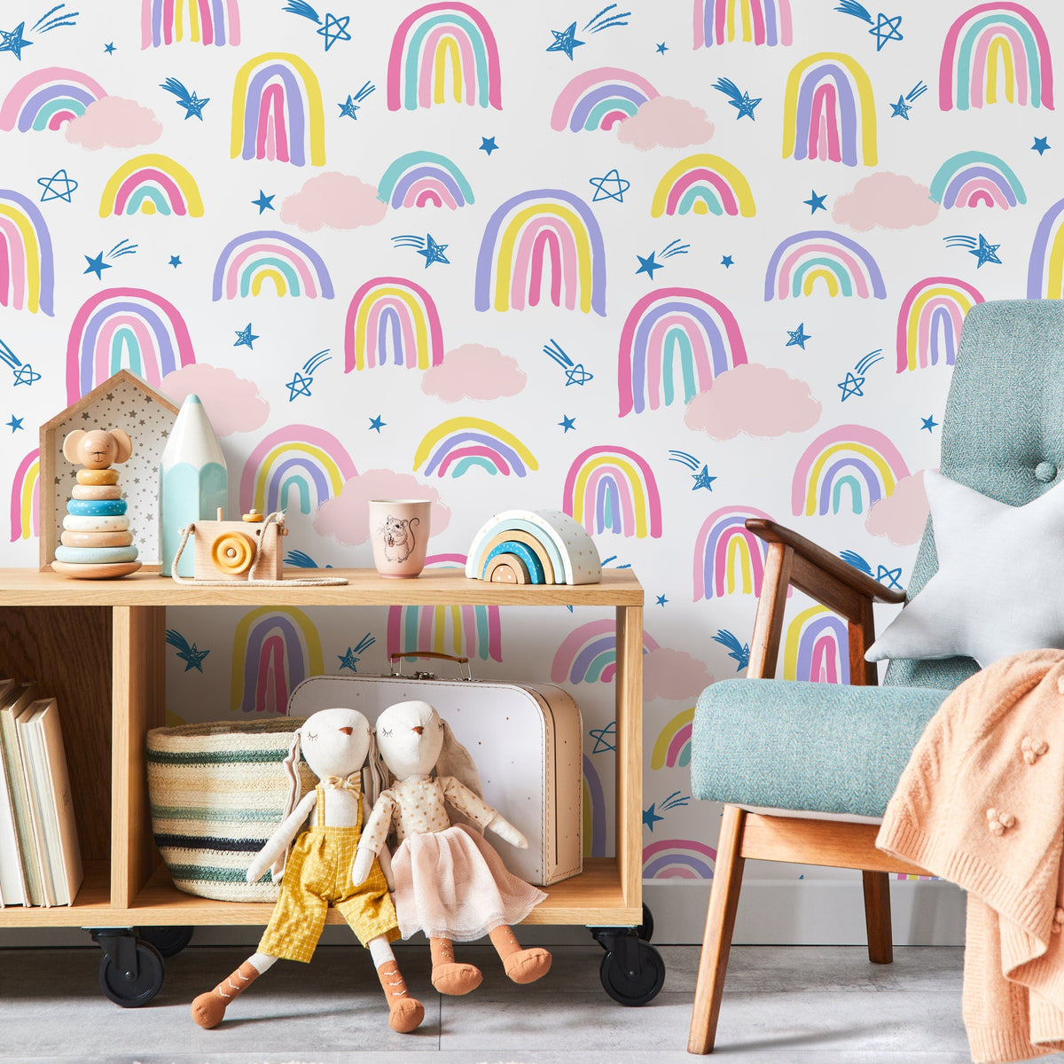 Peel and Stick Wallpaper Removable Wallpaper Contemporary Wall Mural Temporary Wallpaper Abstract Wallpaper - B486