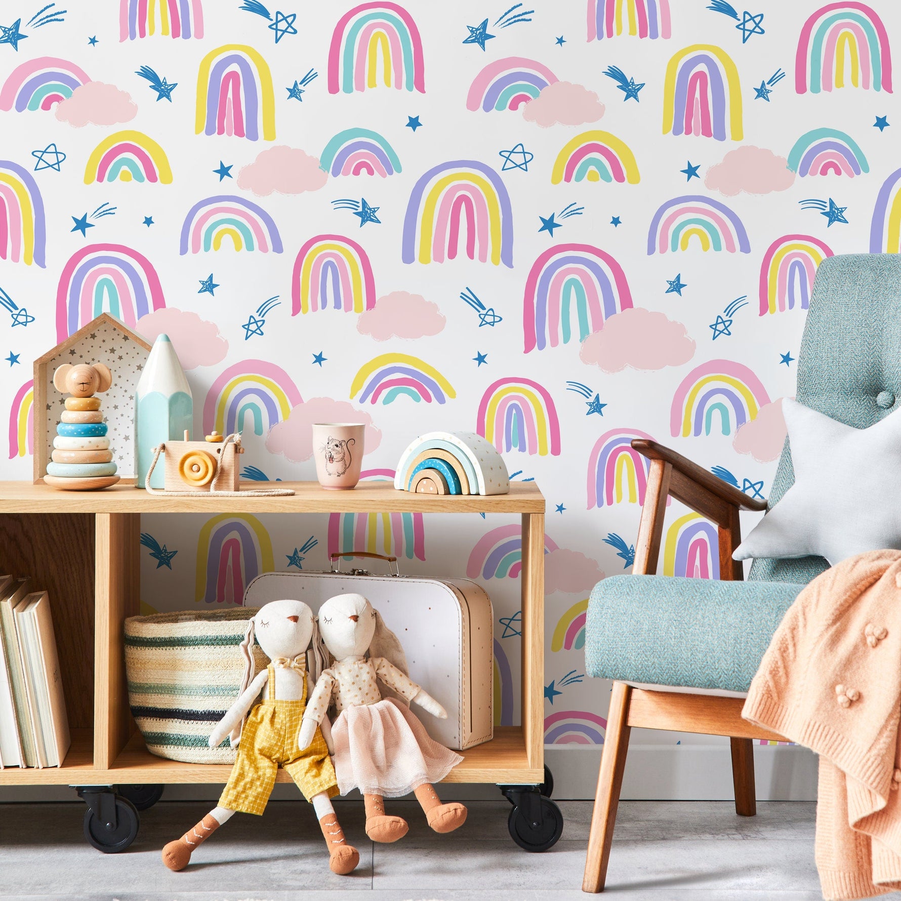 Peel and Stick Wallpaper Removable Wallpaper Contemporary Wall Mural Temporary Wallpaper Abstract Wallpaper - B486
