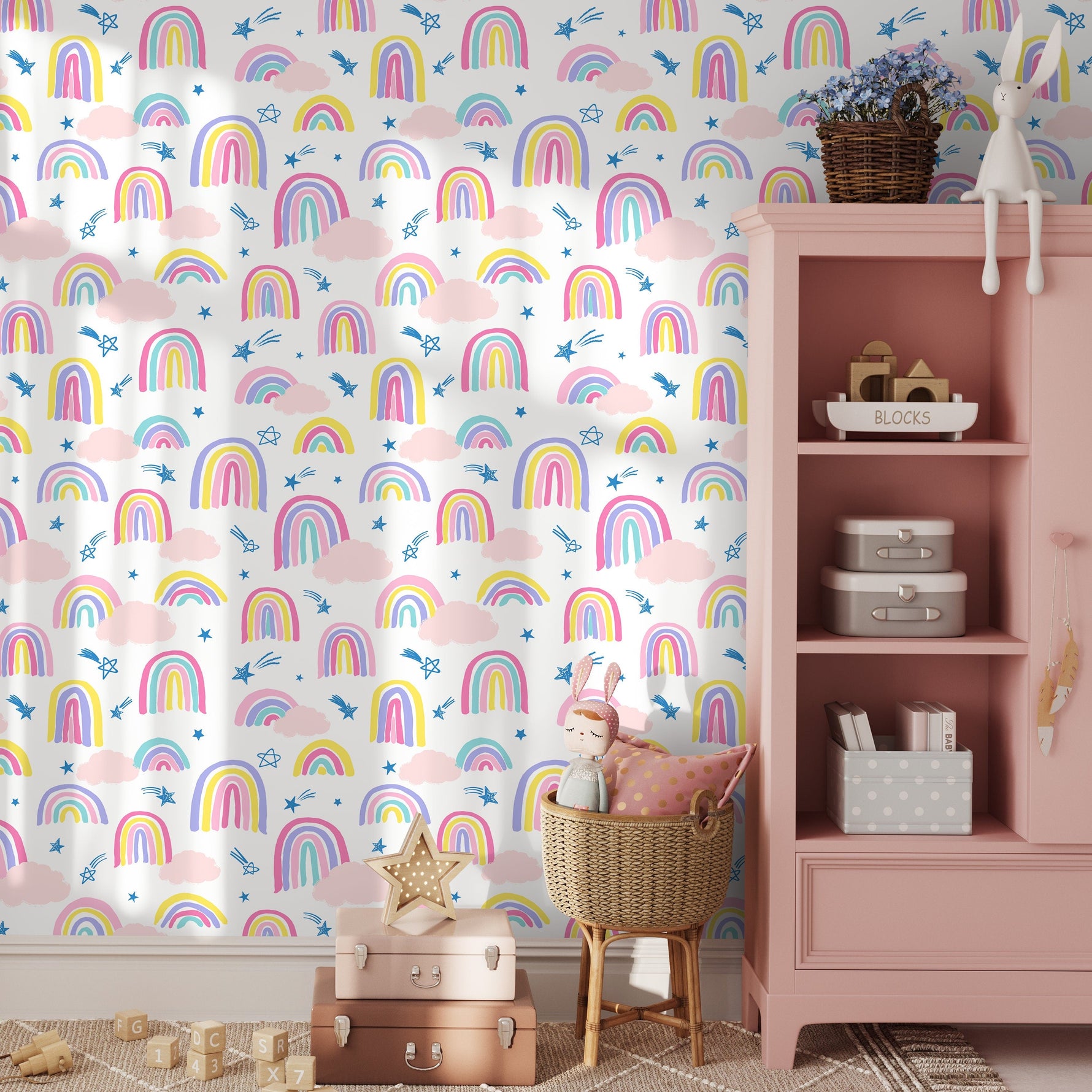Peel and Stick Wallpaper Removable Wallpaper Contemporary Wall Mural Temporary Wallpaper Abstract Wallpaper - B486