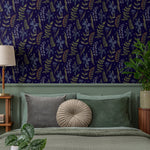 Removable Wallpaper Peel and Stick Wallpaper Wall Paper Wall Mural -Fern Wallpaper - Floral Wallpaper - B535