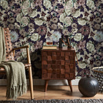 Removable Wallpaper Peel and Stick Wallpaper Wall Paper Wall Mural - Bohemian Floral Wallpaper - B558