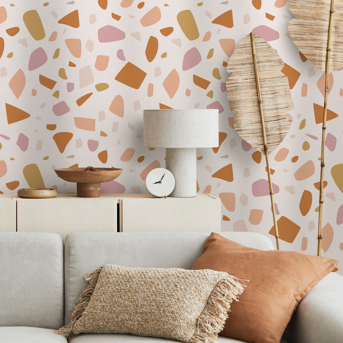 Peel and Stick Wallpaper Removable Wallpaper Contemporary Wall Mural Temporary Wallpaper Abstract Wallpaper - B933