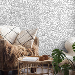 Faces Wallpaper - Removable Wallpaper Peel and Stick Wallpaper Wall Paper Wall Mural - B280