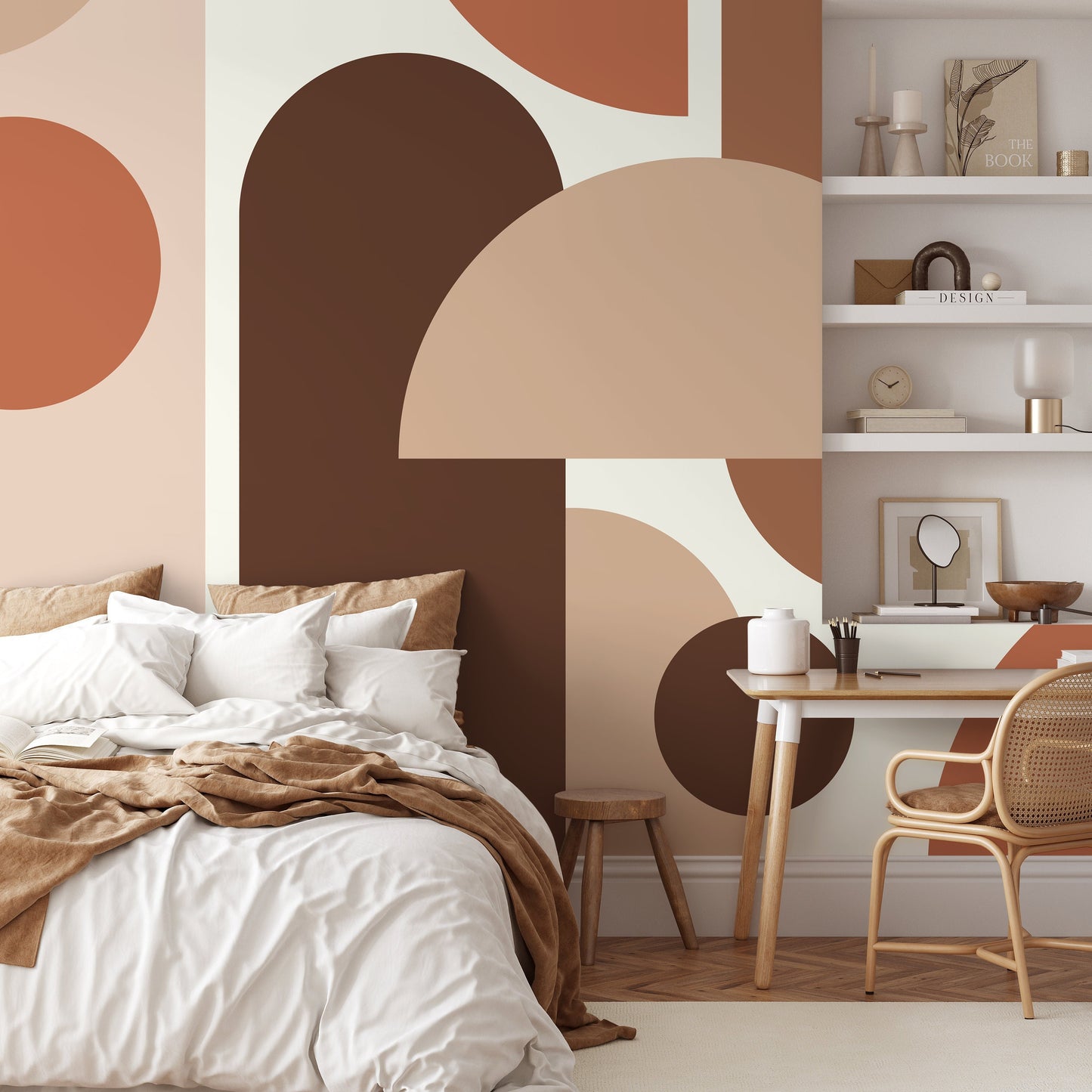 Peel and Stick Wallpaper Removable Wallpaper Contemporary Wall Mural Temporary Wallpaper Abstract Wallpaper - AS2-B574