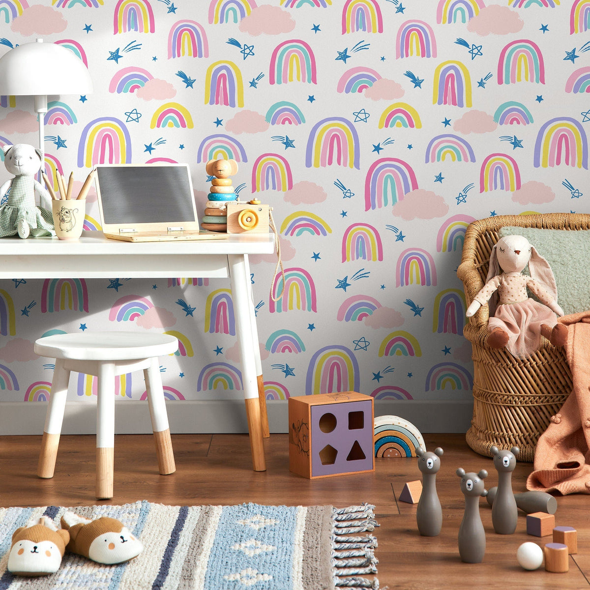 Peel and Stick Wallpaper Removable Wallpaper Contemporary Wall Mural Temporary Wallpaper Abstract Wallpaper - B486