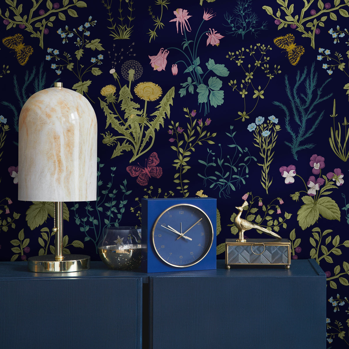 Removable Wallpaper Peel and Stick Wallpaper Wall Paper Wall Mural - Dandelion - Floral Wallpaper - B506
