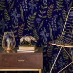 Removable Wallpaper Peel and Stick Wallpaper Wall Paper Wall Mural -Fern Wallpaper - Floral Wallpaper - B535