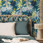 Leaves Wallpaper - Removable Wallpaper Peel and Stick Wallpaper Wall Paper - B427