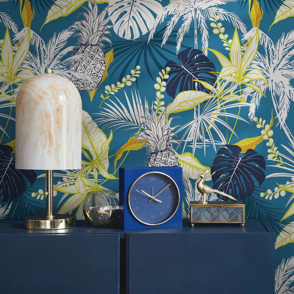 Leaves Wallpaper - Removable Wallpaper Peel and Stick Wallpaper Wall Paper - B427