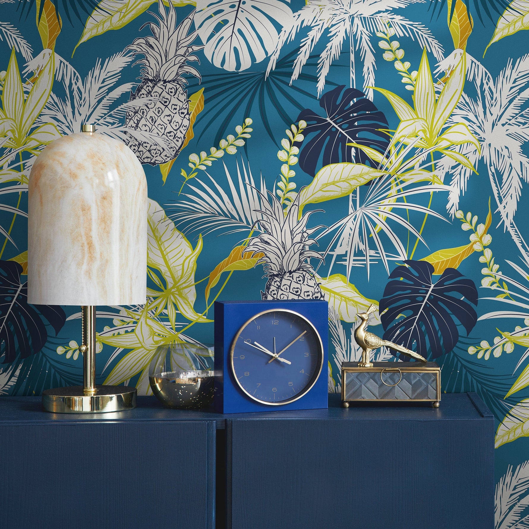 Leaves Wallpaper - Removable Wallpaper Peel and Stick Wallpaper Wall Paper - B427