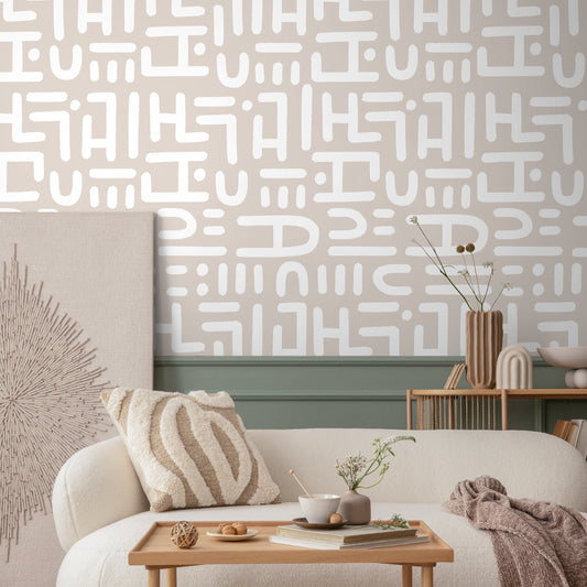 Peel and Stick Wallpaper Removable Wallpaper Contemporary Wall Mural Temporary Wallpaper Abstract Wallpaper - B994
