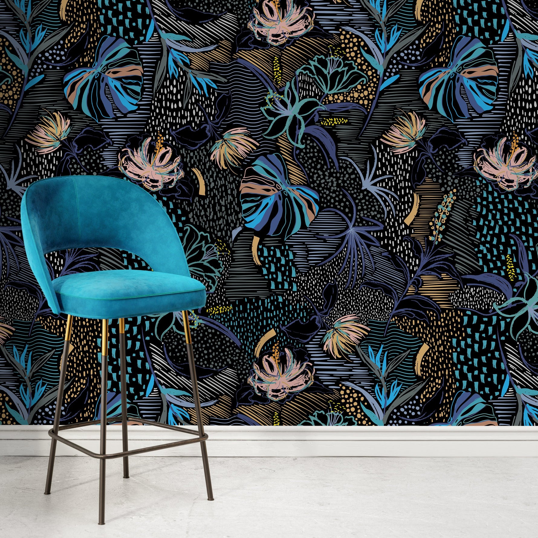 Wallpaper Removable Wallpaper Peel and Stick Wallpaper Wall Decor Home Decor Wall Art Printable Wall Art Room Decor Wall Prints - B096