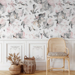 Watercolor Flowers Removable Wallpaper Peel and Stick Wallpaper Wall Paper Wall Mural - B135