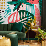 Wallpaper Peel and Stick Wallpaper Removable Wallpaper Home Decor Wall Art Wall Decor Room Decor / Tropical Abstract Wallpaper - B173