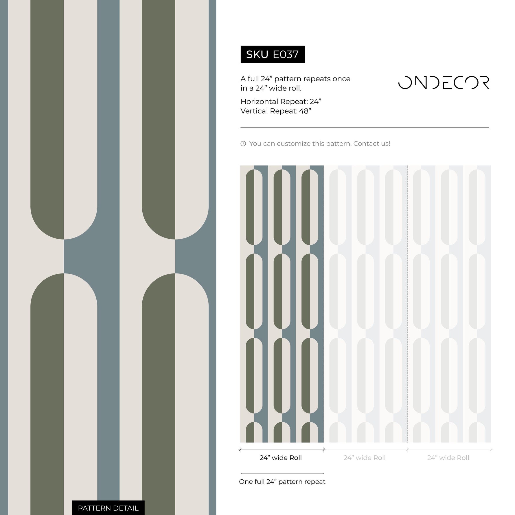 Beige abstract retro wallpaper, removable wall decal with retro round style, colorful background - Peel and stick - E037