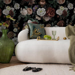 Dark Blossom Wall Mural, Elegant Dark Floral Wallpaper - Bold and Beautiful Design - E047