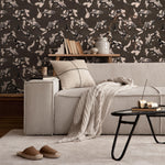 Koi fish wallpaper, Vintage marine wall mural, Japanese waves, Japanese fish - E066