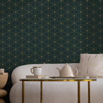 Dining Room Wallpaper Honeycomb Wallpaper For Dining Room Faux Gold Wallpaper Peel And Stick Wallpaper Bee Wallpaper Art Deco Wall - E077