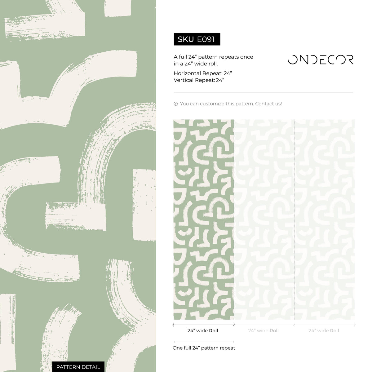 Lavender Color Brush Stroke Labyrinth Pattern Wallpaper / Minimal design abstract pattern Traditional or Removable Wallpaper - E091