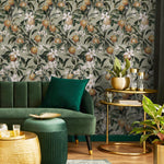 Orange tree wallpaper, Oranges, Fruit wallpaper, Orange blossom wall mural - E106 B