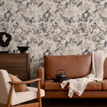 Bird Wallpaper / Traditional Wallpaper / Removable Peel and Stick Wallpaper, Self-Adhesive, Renter Friendly, Feminine Wallpaper - E118 B