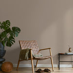 Warm Greige Wallpaper / Solid Color / A Minimalist Japandi Style in Neutral Beige and Earth Tones - E183