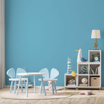 Iceberg Wallpaper / Solid Color / A Minimalist Design in Sky Blue and Soft Aqua - E164