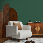 Greenwood Wallpaper / Solid Color / Available in a Deep Forest Green - E195
