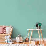 Mint Aqua Wallpaper / Solid Color Removable Wall Mural for a Modern Minimalist Style in Light Teal Green - E171
