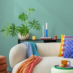 Mint Aqua Wallpaper / Solid Color Removable Wall Mural for a Modern Minimalist Style in Light Teal Green - E171