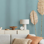 Seafoam Blue Wallpaper / Solid Color / A Minimalist Design in a Calming Dusty Blue - E172