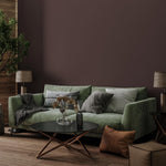 Smoke Mocha Wallpaper / Solid Color / Warm Neutral Accent in Muted Brown and Gray Tones - E152