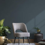 Storm Coast Solid Color Wallpaper - Removable Peel and Stick for a Moody Accent Wall in Slate Gray, Steel Blue and Teal - E170
